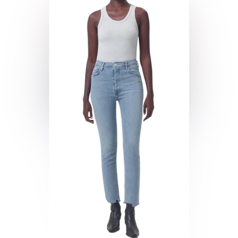 Agolde Nico High-Rise Slim Jeans. Size 27 - Picture 15 of 16